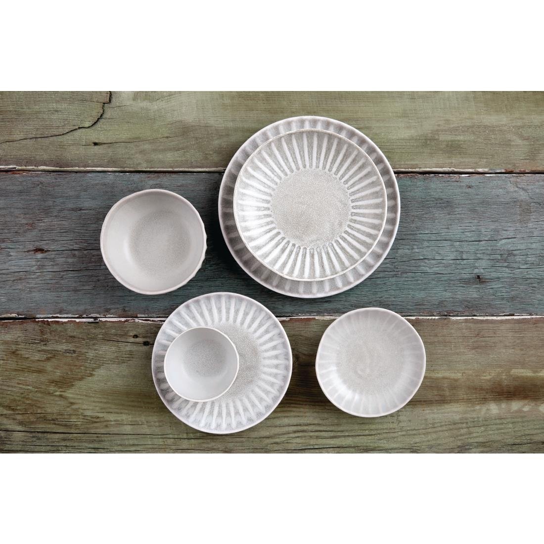 Olympia Corallite Plates Concrete Grey 280mm (6 Pack) - FB954