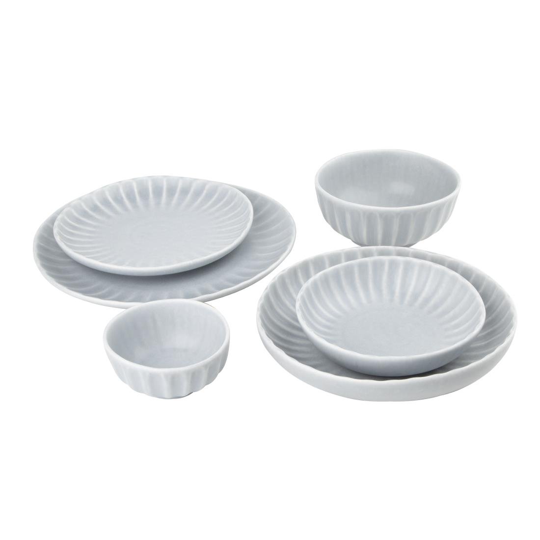 Olympia Corallite Deep Bowls Concrete Grey 160mm (6 Pack) - FB959