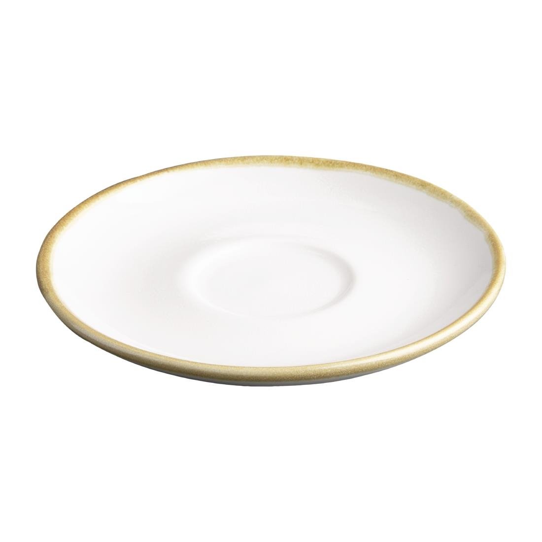 Olympia Kiln 230ml Cup Saucer Chalk 140mm (Pack of 6) - FB989