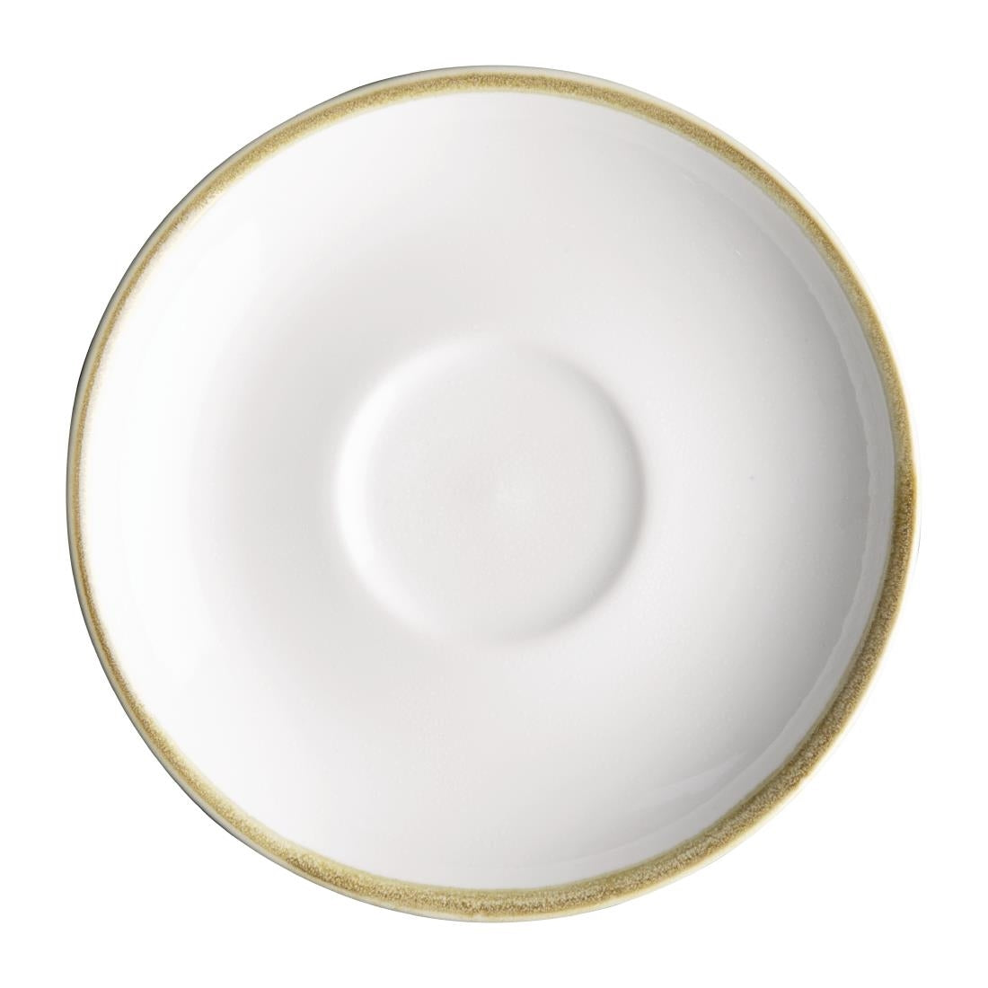 Olympia Kiln 340ml Cup Saucer Chalk 160mm (Pack of 6) - FB991