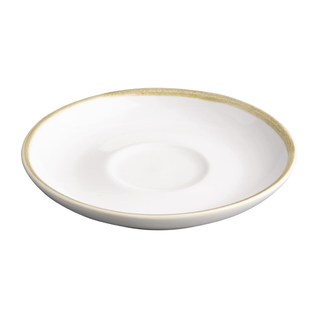 Olympia Kiln 340ml Cup Saucer Chalk 160mm (Pack of 6) - FB991