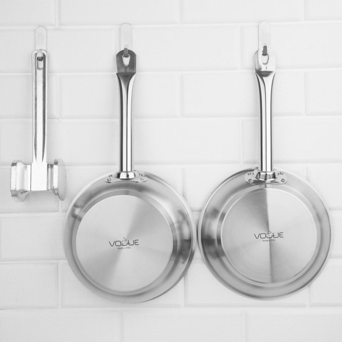 Vogue Non-stick Teflon Stainless Steel Platinum Plus Saute Pan 200mm - FC098