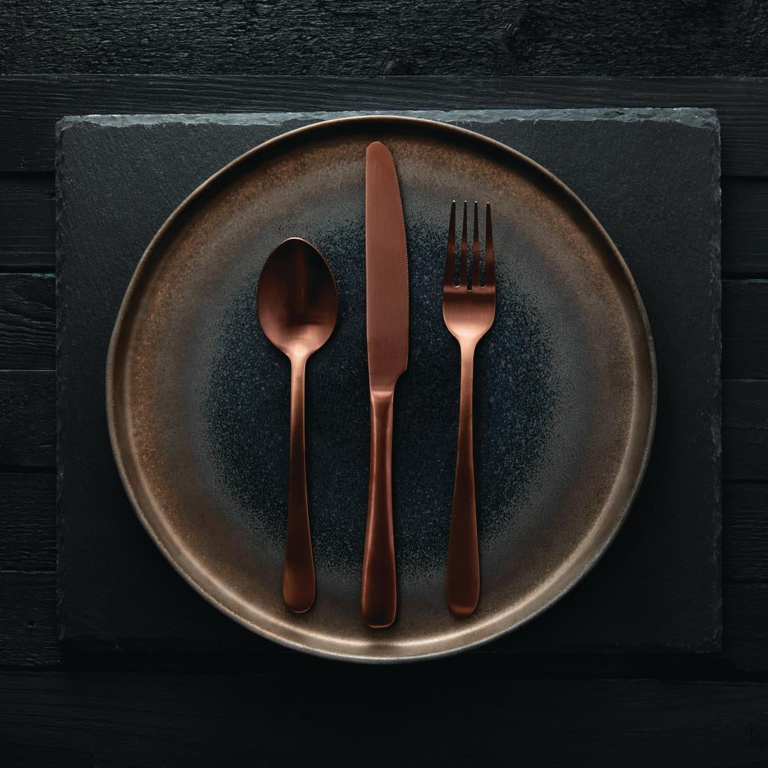 Olympia Ochre Flat Plates 260mm (6 Pack) - FC285