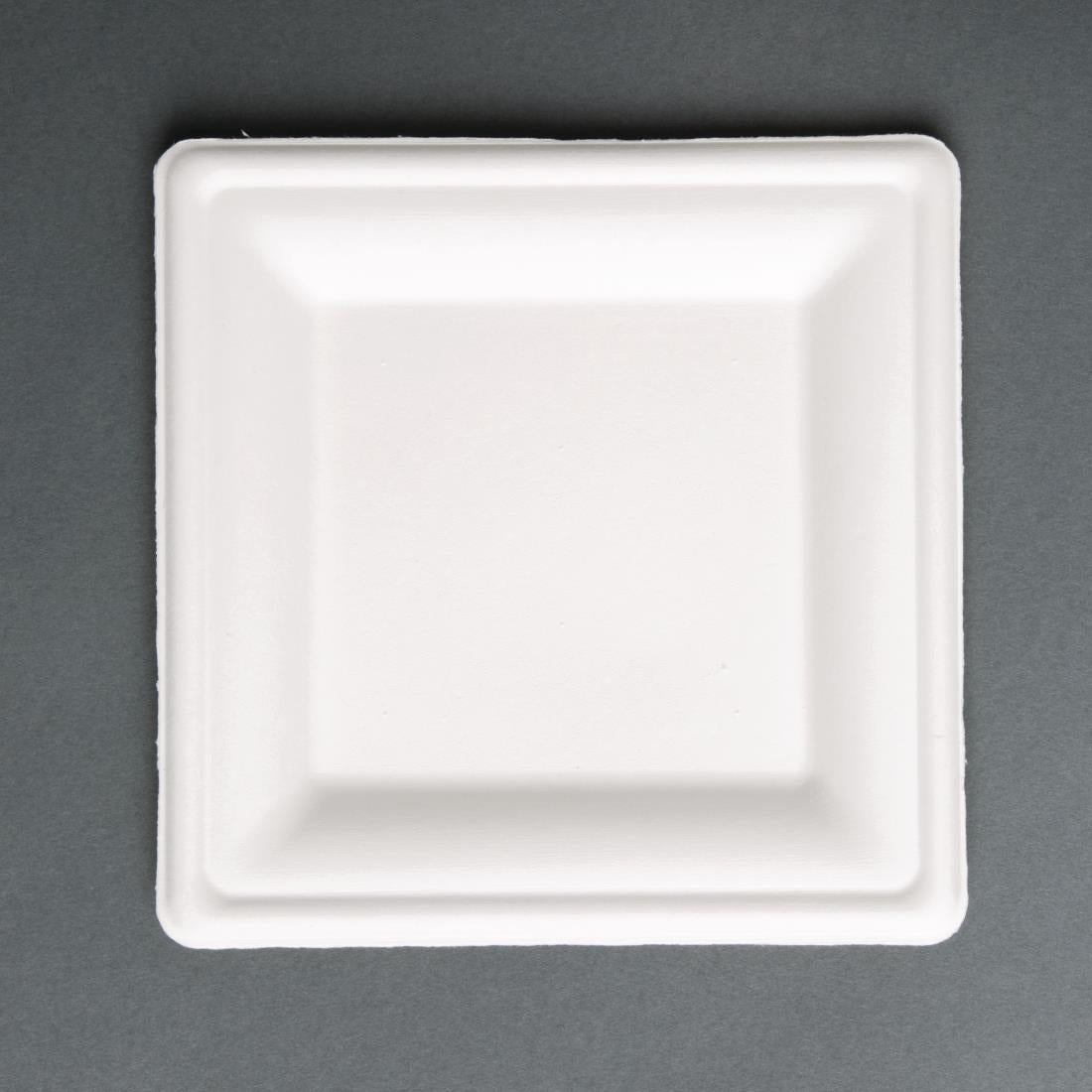 Fiesta Compostable Bagasse Square Plates 261mm (Pack of 50) - FC520
