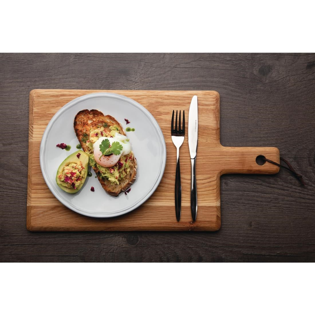 Olympia Raw Coupe Plates 220mm (6 Pack) - FC597
