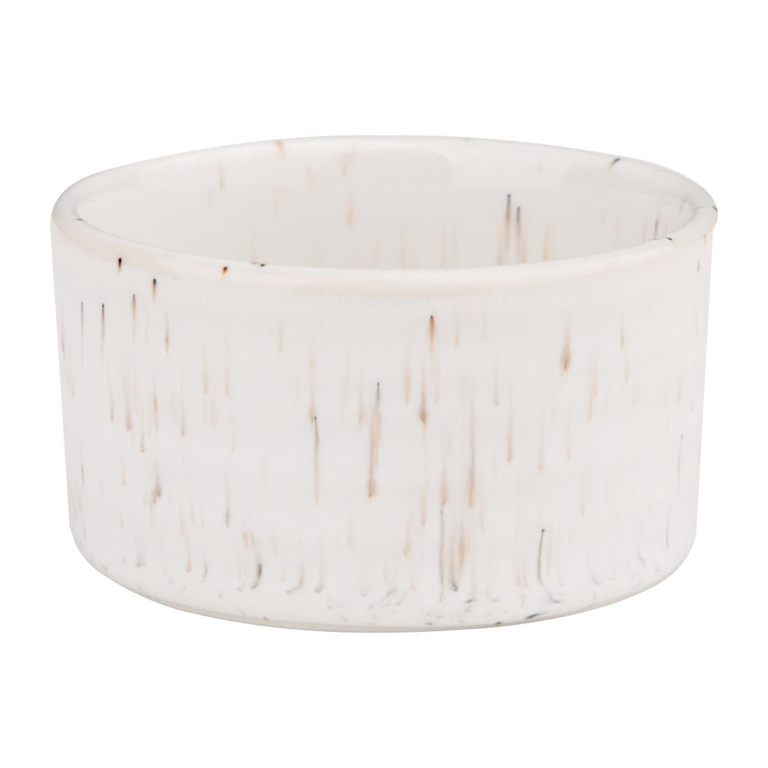 Olympia Cavolo White Speckle Dipping Dish 67(Ø Pack)mm (12 Pack) - FD905