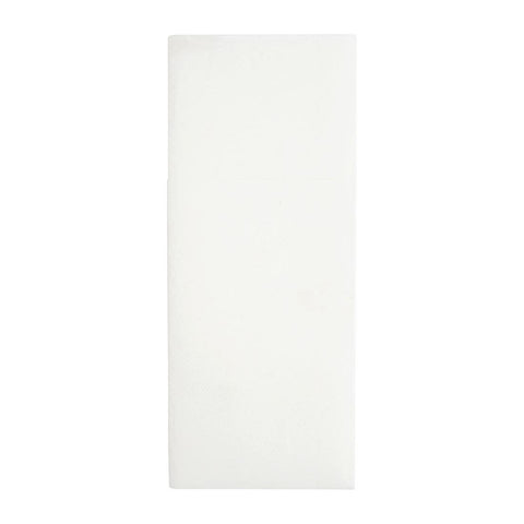 Fiesta Recyclable Premium Tablin Dinner Napkin White 480x400mm Airlaid Pocket Fold (Pack of 400) - FE277