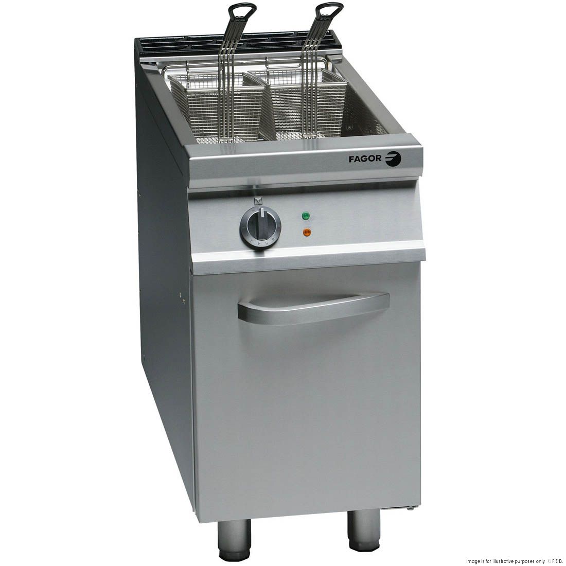 Ex-showroom: Fagor 900 series NG deep fat fryer - FG9-05-VIC981