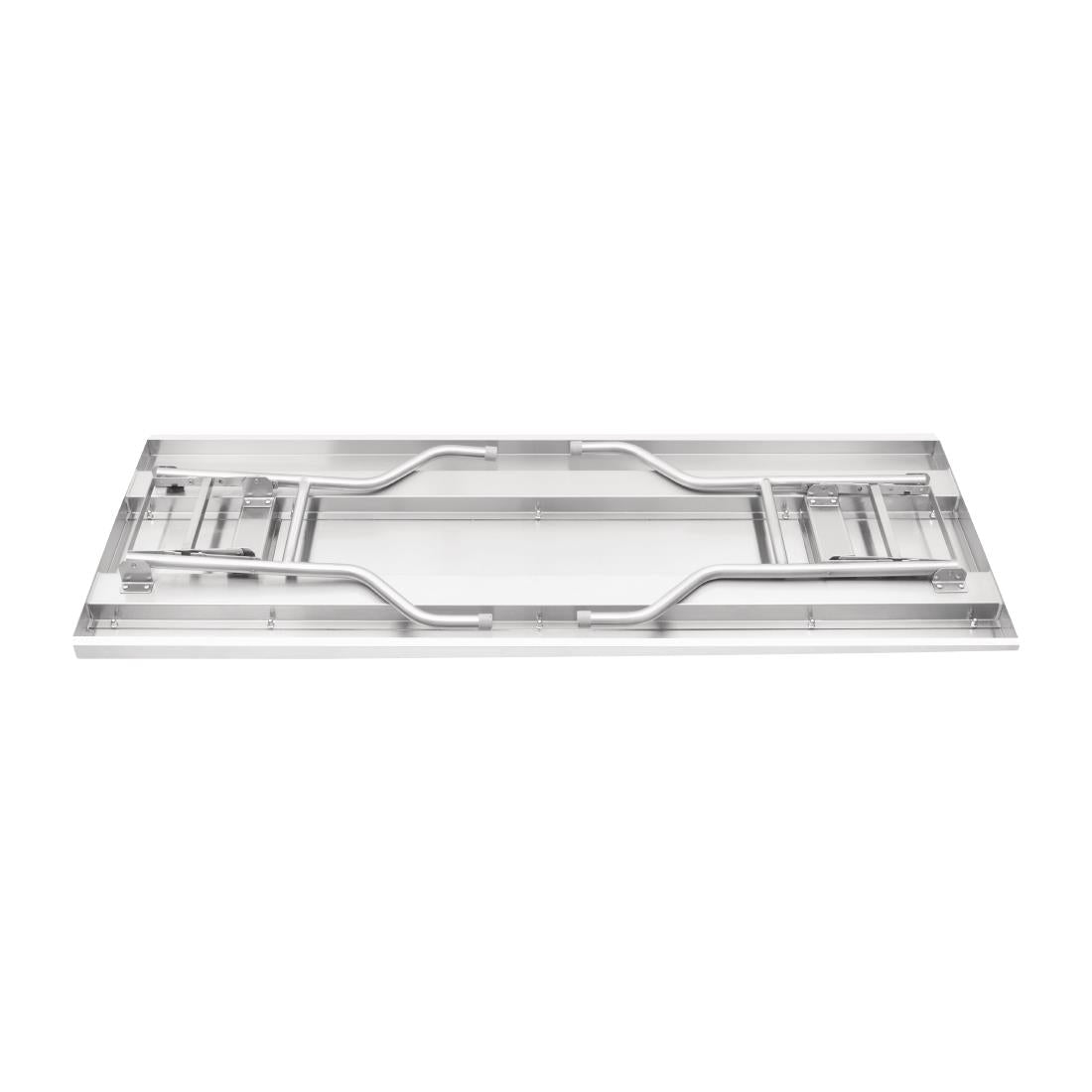 Vogue Stainless Steel Folding Work Table 1220x610x780mm - FN288