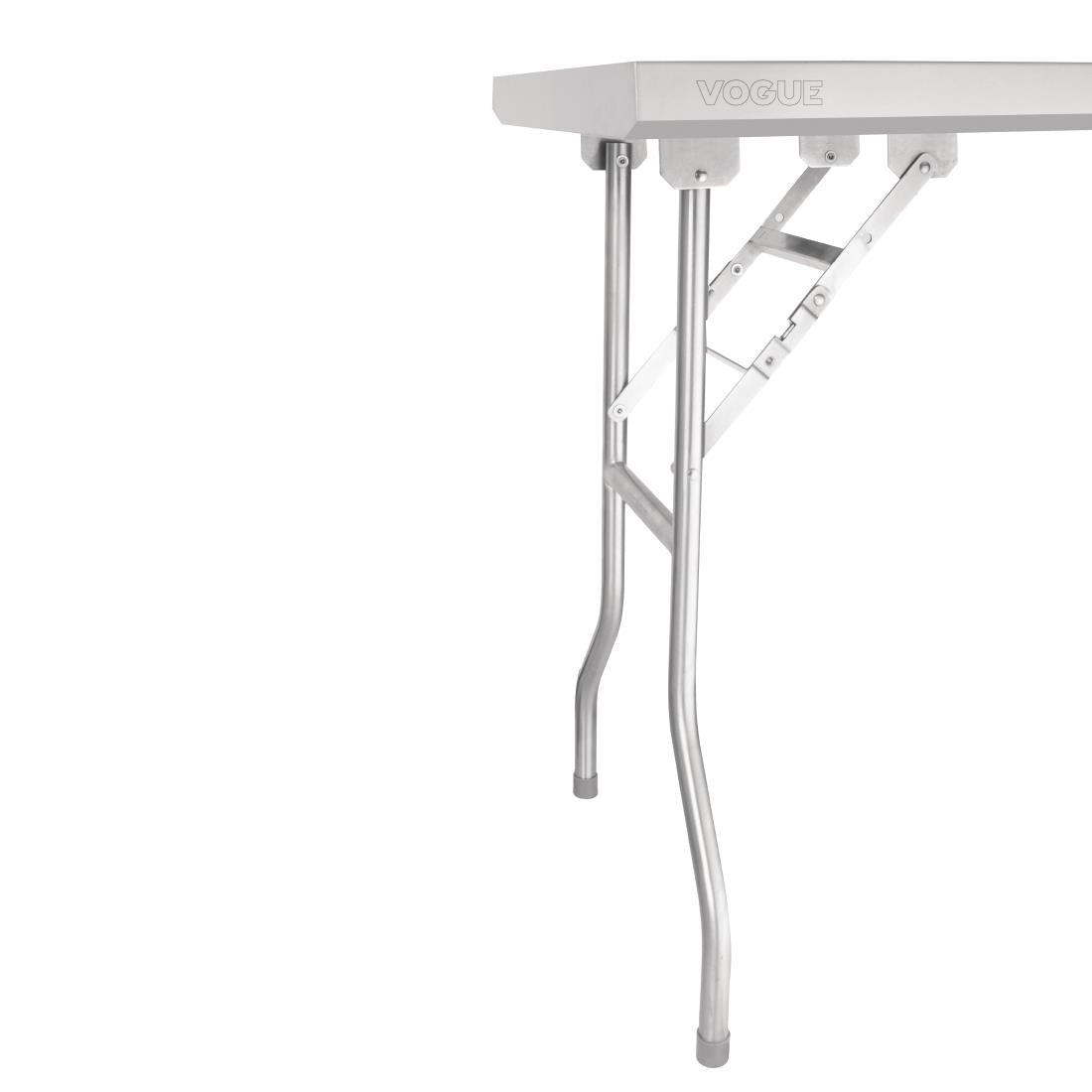 Vogue Stainless Steel Folding Work Table 1830x610x780 - FN289