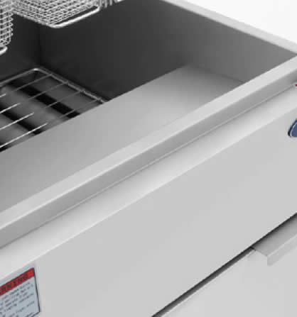 Cookrite 112Mj/h 4 Tubes Gas Deep Fryer LPG ATFS-50-LPG