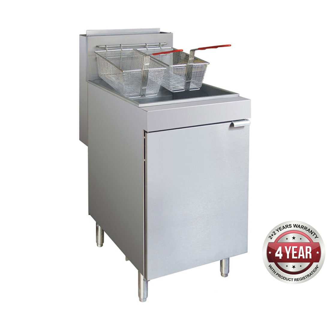 FryMAX RC400E Superfast Tube Fryer - Natural Gas/LPG