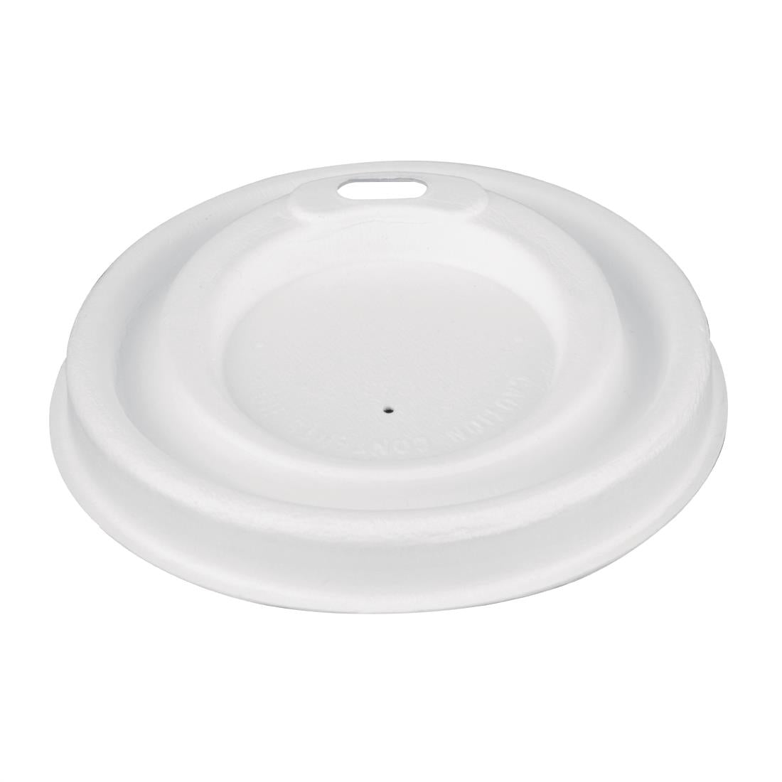 Fiesta Compostable Bagasse Coffee Cup Lids 225ml (Pack of 1000) - FS060