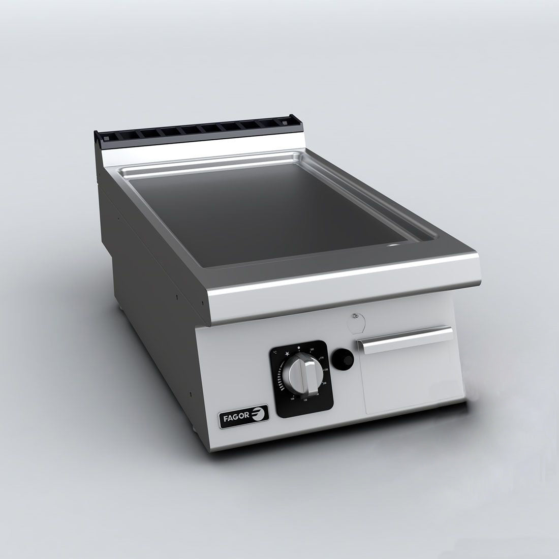 Fagor Kore 700 FT-G7 Bench Top Chrome Gas Griddle - 400mm-800mm - Chrome/Mild Steel