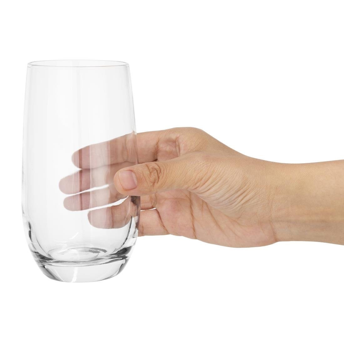 Olympia Rounded Hi Ball Tumblers 375ml (6 Pack) - FT570