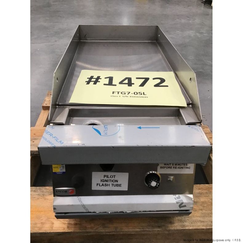 CLEARANCE - Fagor 700 Series Natural Gas Fry Top FTG7-05L-NSW1472