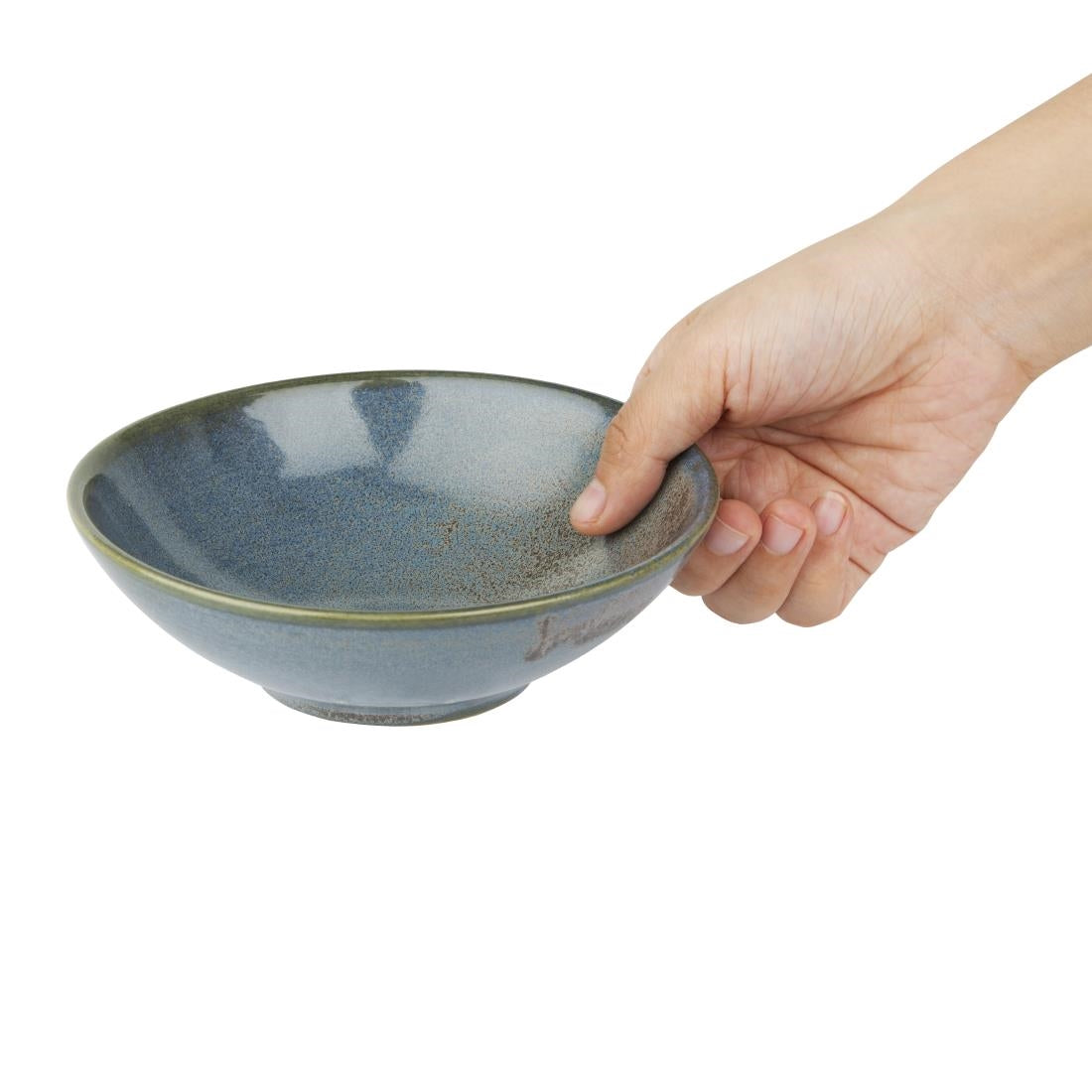 Olympia Ember Blue Coupe Bowls 152mm (6 Pack) - FU173