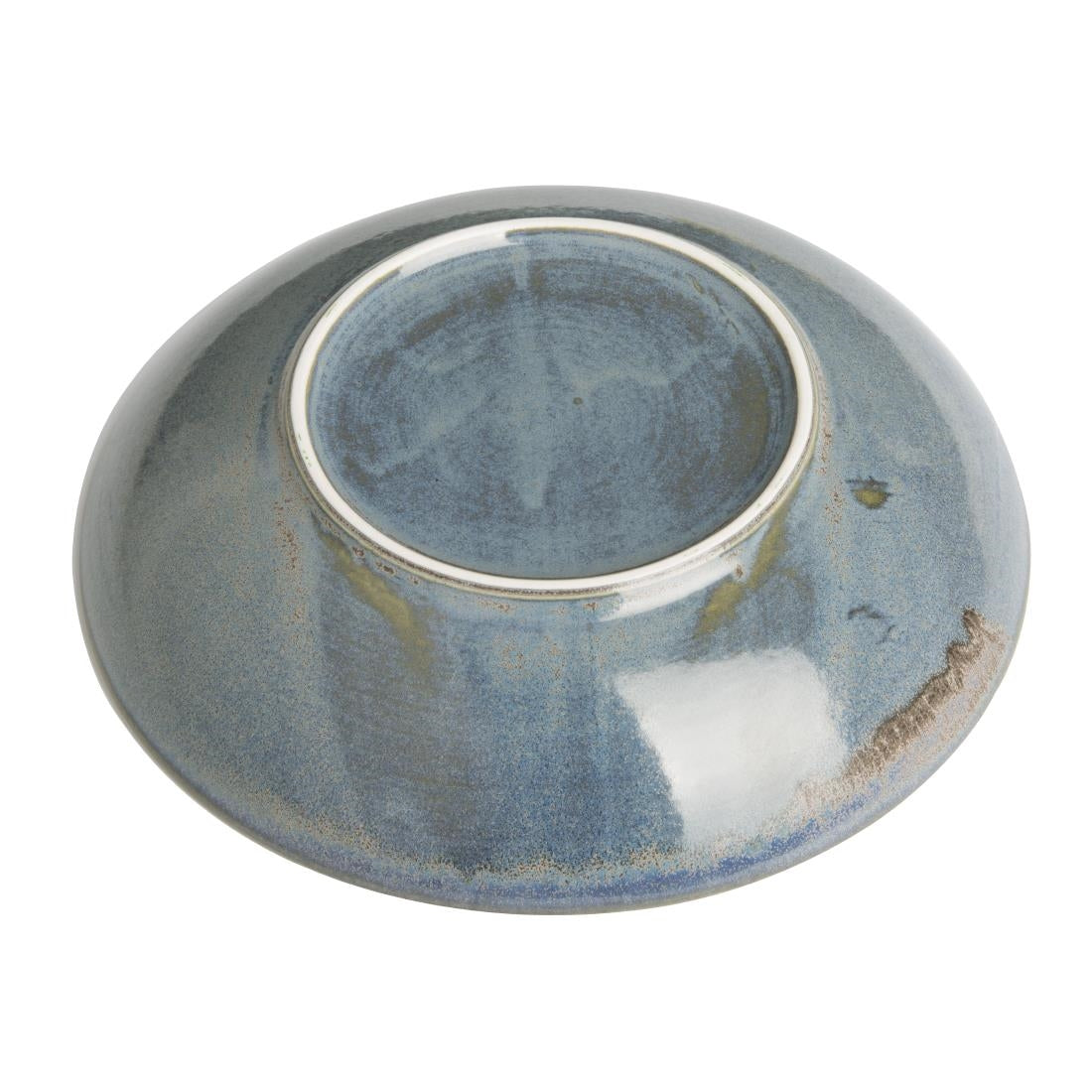 Olympia Ember Blue Low Coupe Bowls 230mm (4 Pack) - FU174