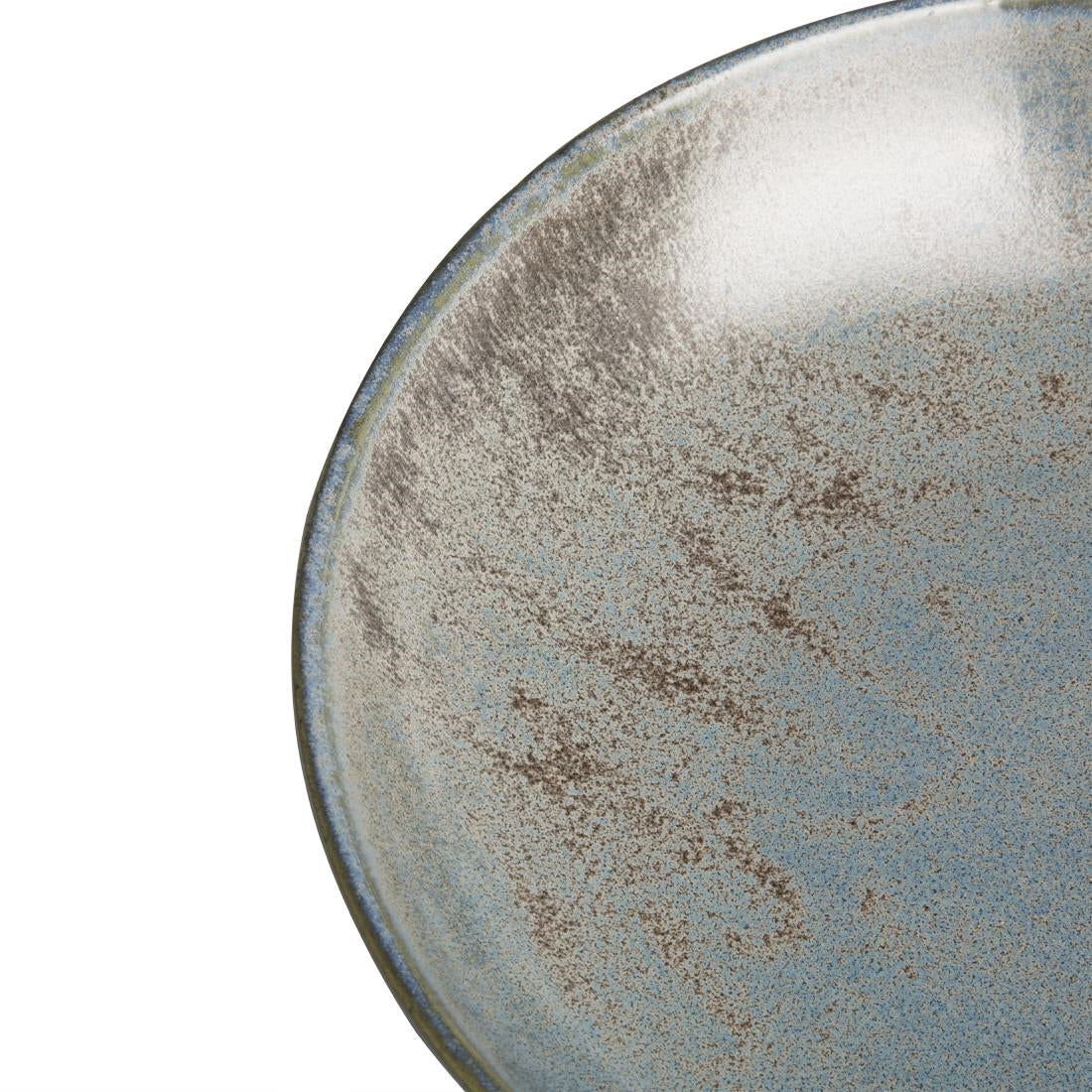 Olympia Ember Blue Low Coupe Bowls 230mm (4 Pack) - FU174