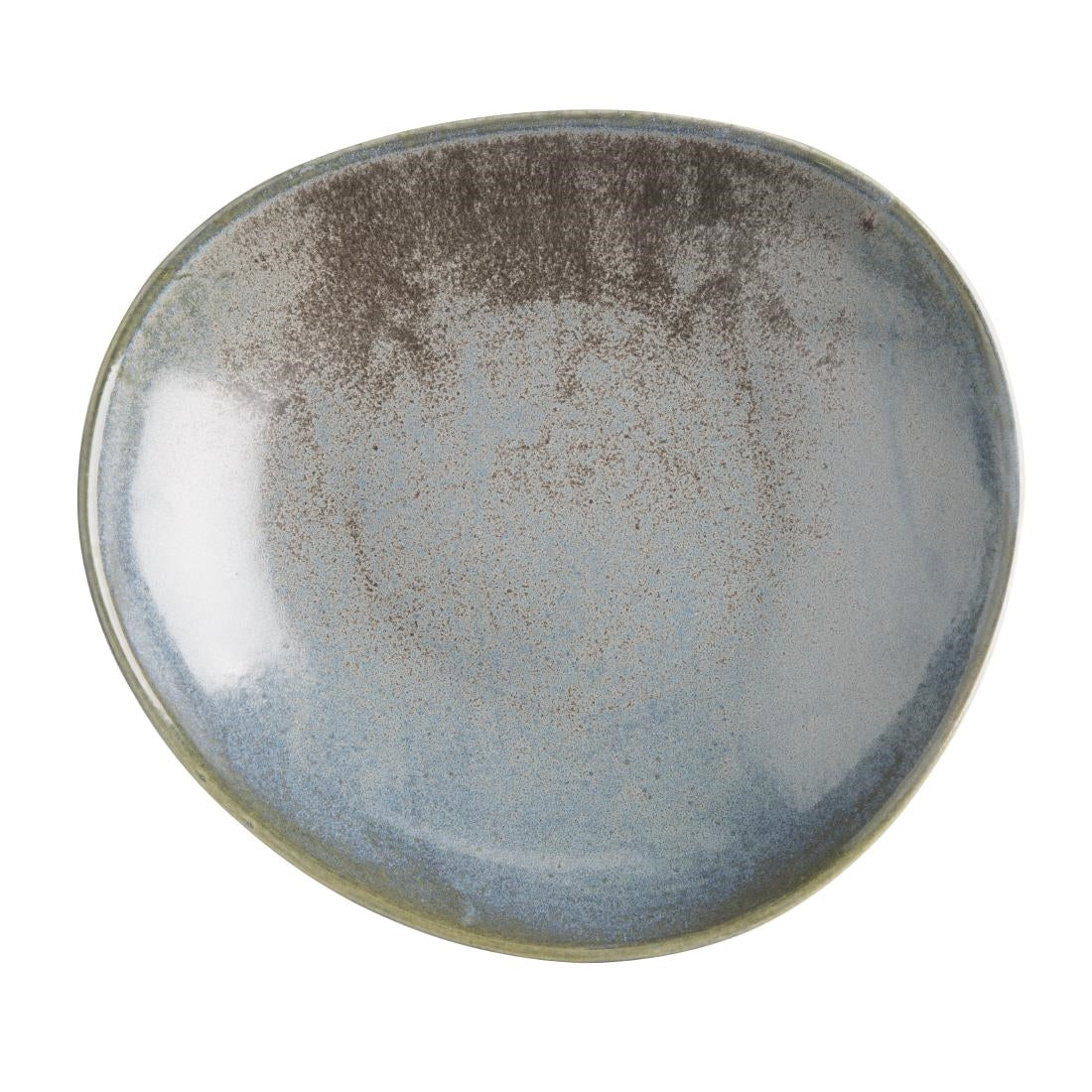 Olympia Ember Blue Triangle Bowls 245mm (4 Pack) - FU181