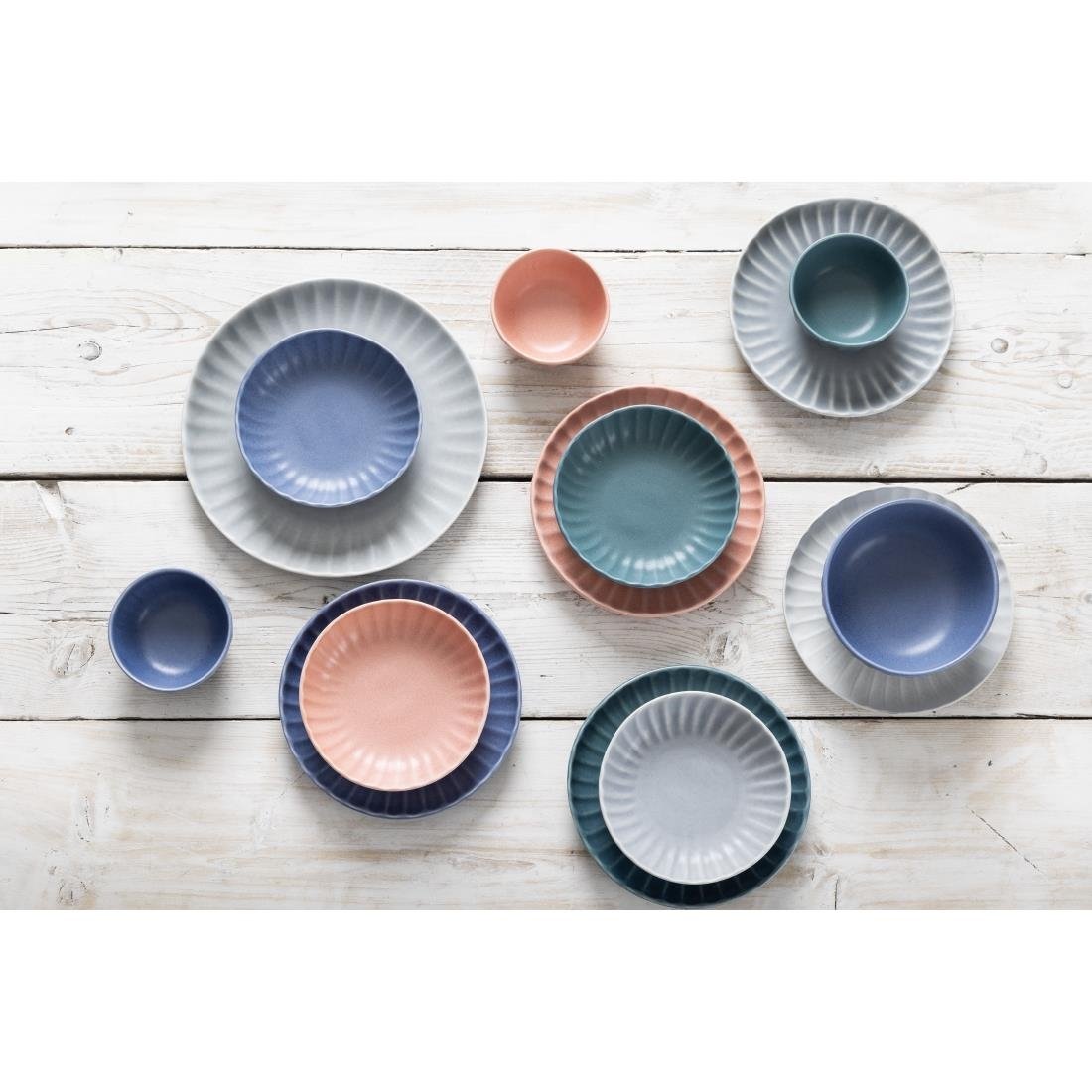 Olympia Corallite Plates Concrete Grey 280mm (6 Pack) - FB954