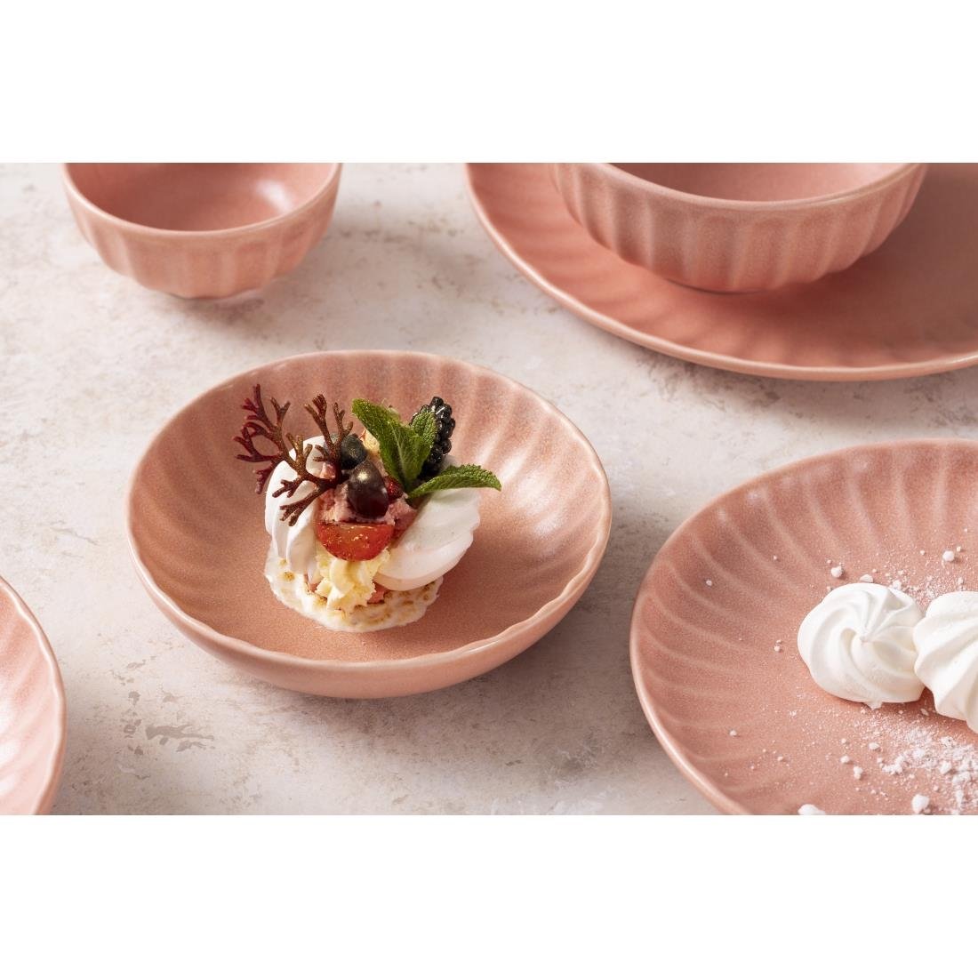 Olympia Corallite Deep Bowls Peach - 150mm (6 pack) - FU214