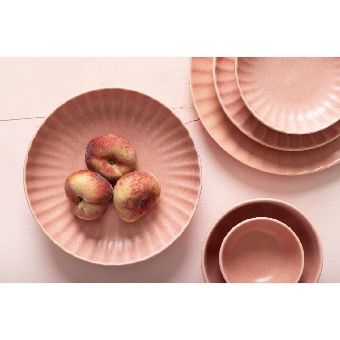 Olympia Corallite Coupe Bowls Peach - 220mm (6 Pack) - FU215
