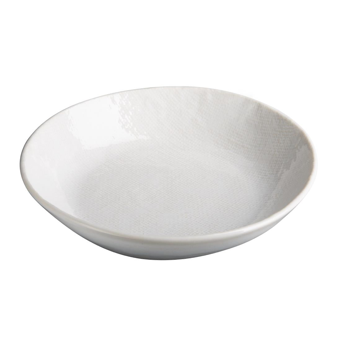 Olympia Denim White Coupe Bowls 220mm (6 Pack) - FU228