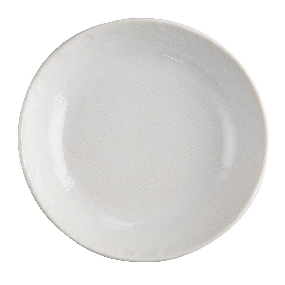 Olympia Denim White Coupe Bowls 220mm (6 Pack) - FU228
