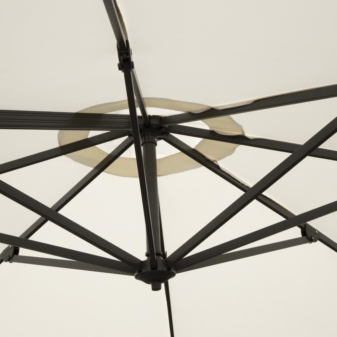 Bolero Venice Heavy Duty Umbrella Cream 3.5m - FU507