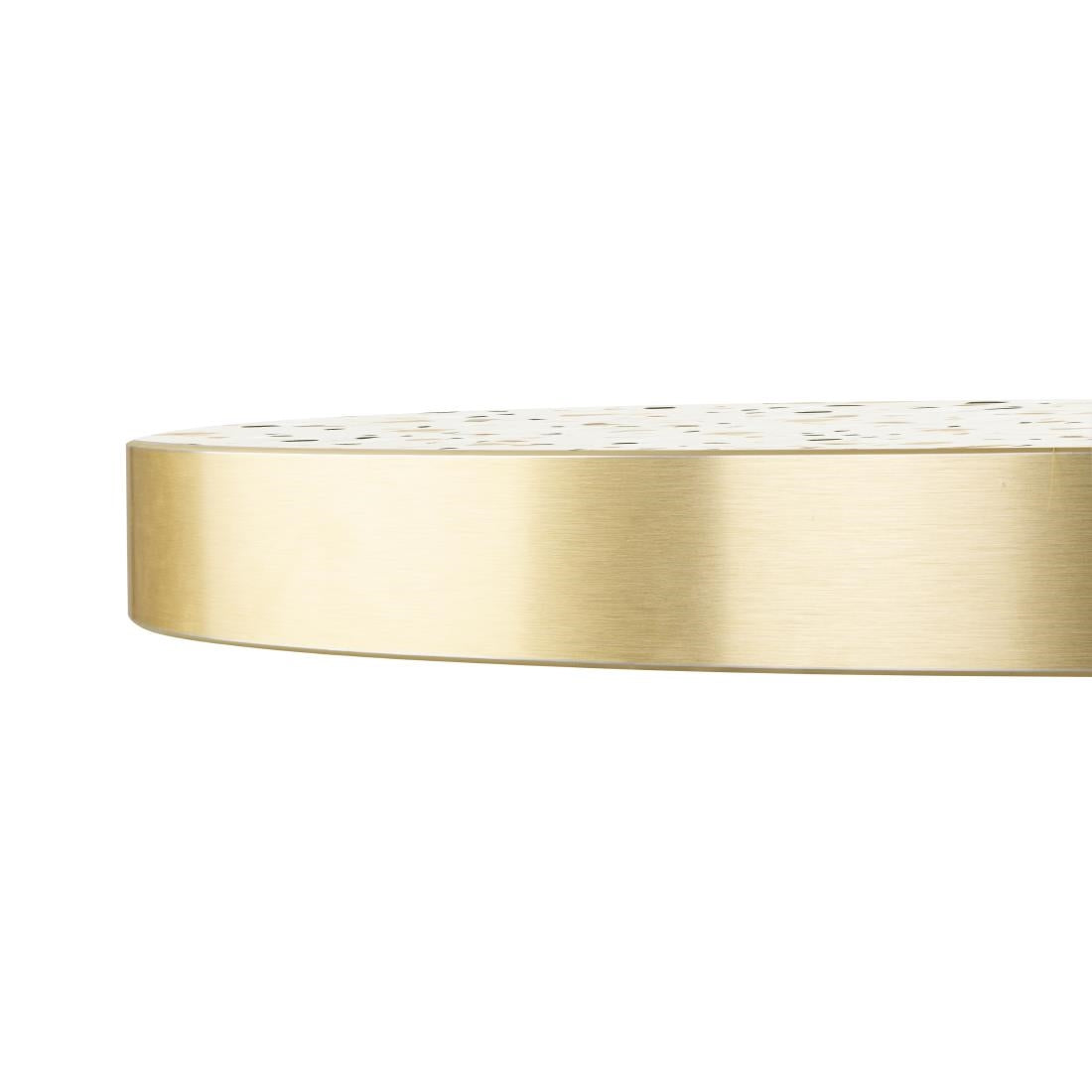 Bolero Terrazzo Style Round Table Top 600mm - FU518