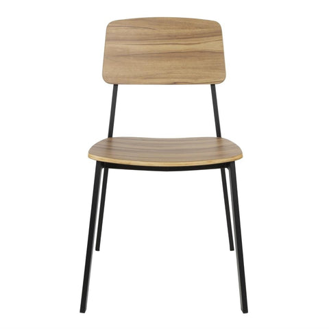 Bolero Beaufort Wooden Interior Dining Chairs (2 Pack) - FU524