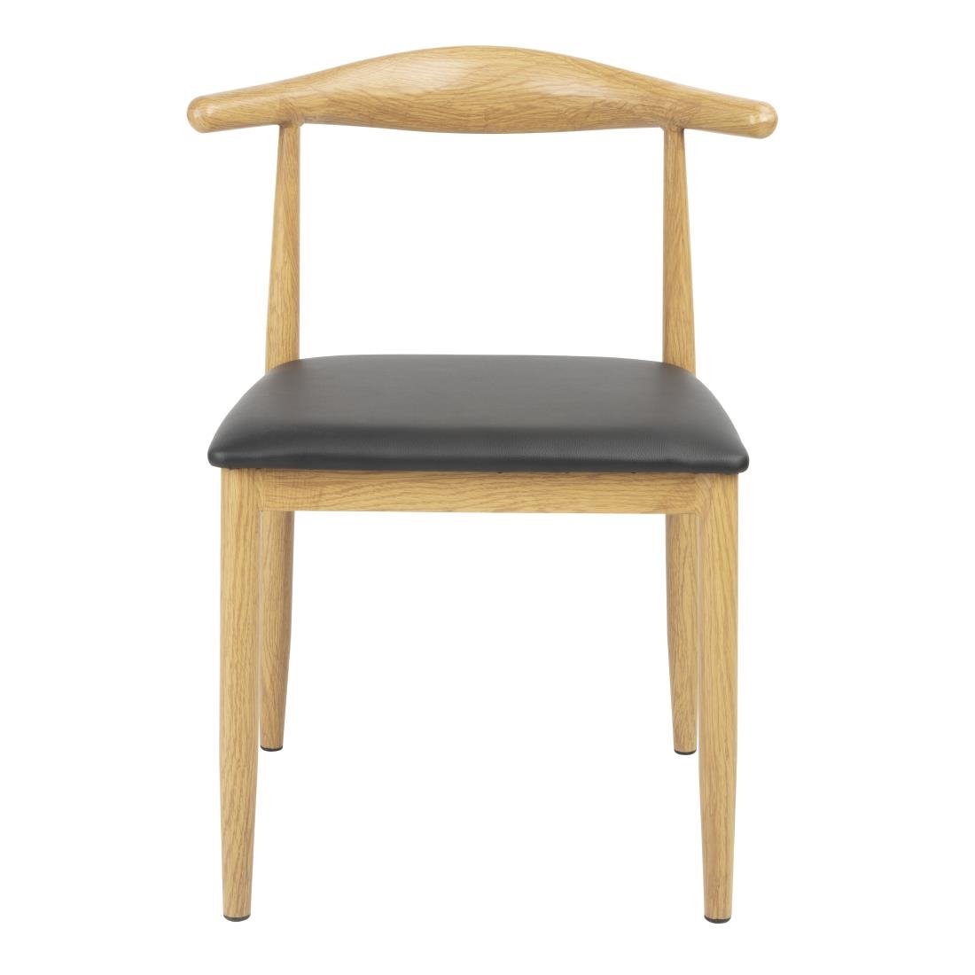 Bolero Camden Padded Interior Chairs (2 Pack) - FU529