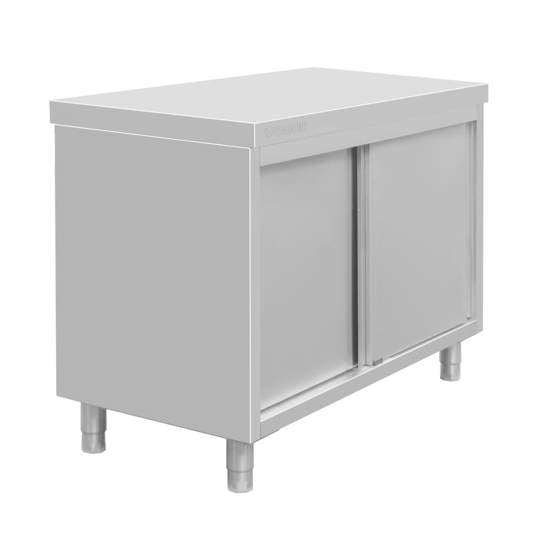 Vogue Standing Floor Cupboard Stainless Steel - 900x1200x600mm - FU585