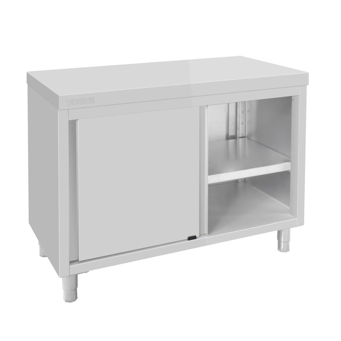 Vogue Standing Floor Cupboard Stainless Steel - 900x1200x600mm - FU585