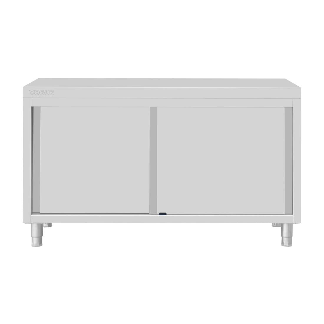 Vogue Standing Floor Cupboard Stainless Steel - 900x1500x600mm - FU586