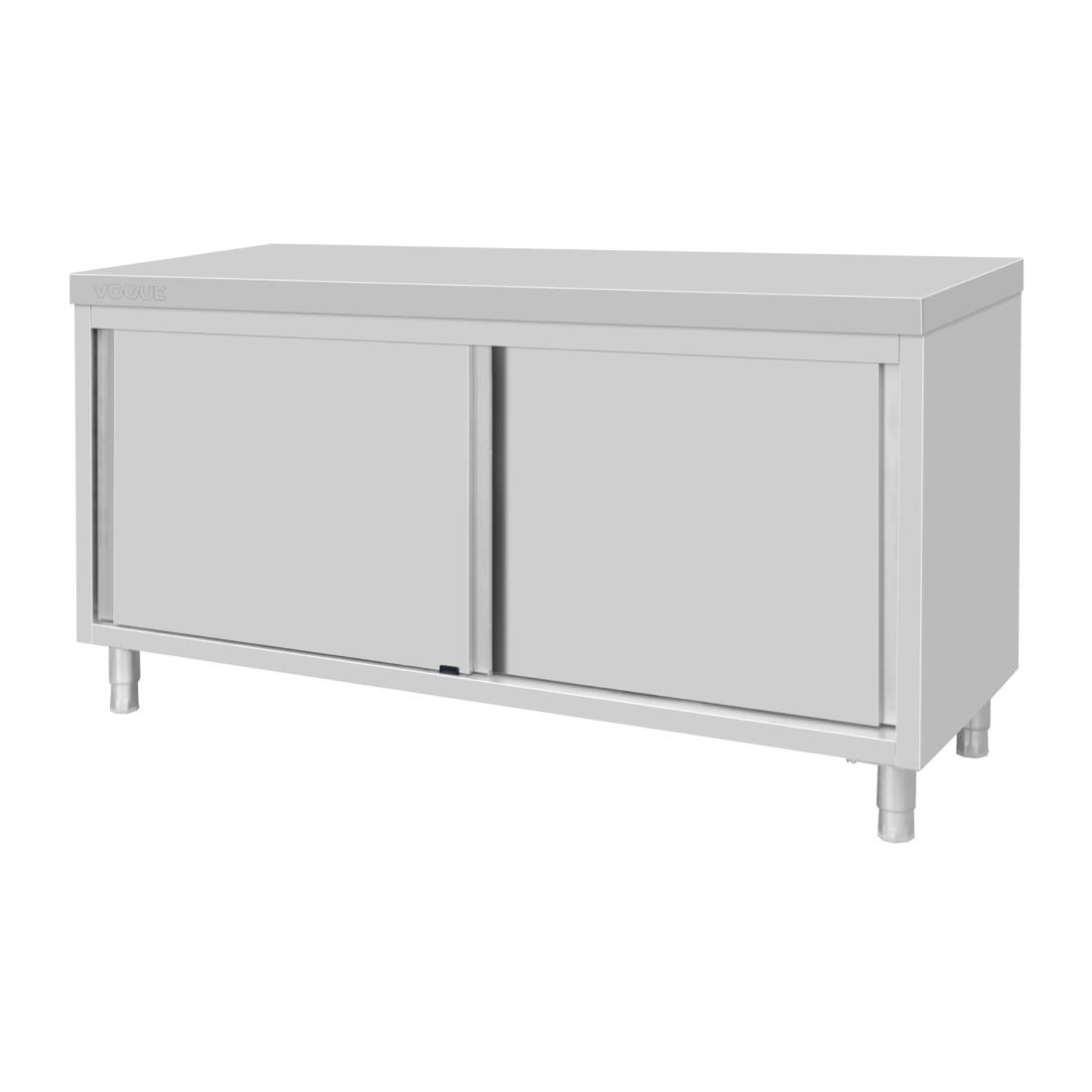 Vogue Standing Floor Cupboard Stainless Steel - 900x1800x600mm - FU587