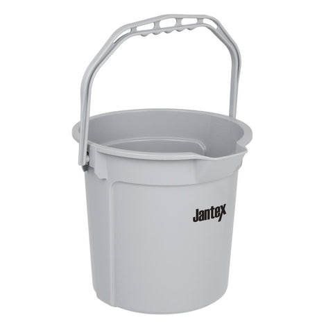 Jantex Grey Graduated Bucket with Pouring Lip 14ltr - FU589
