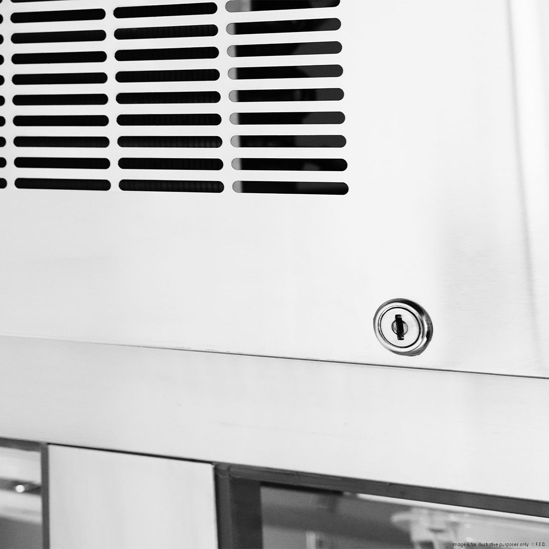 Thermaster Double Door Upright Display Fridge SUCG1000