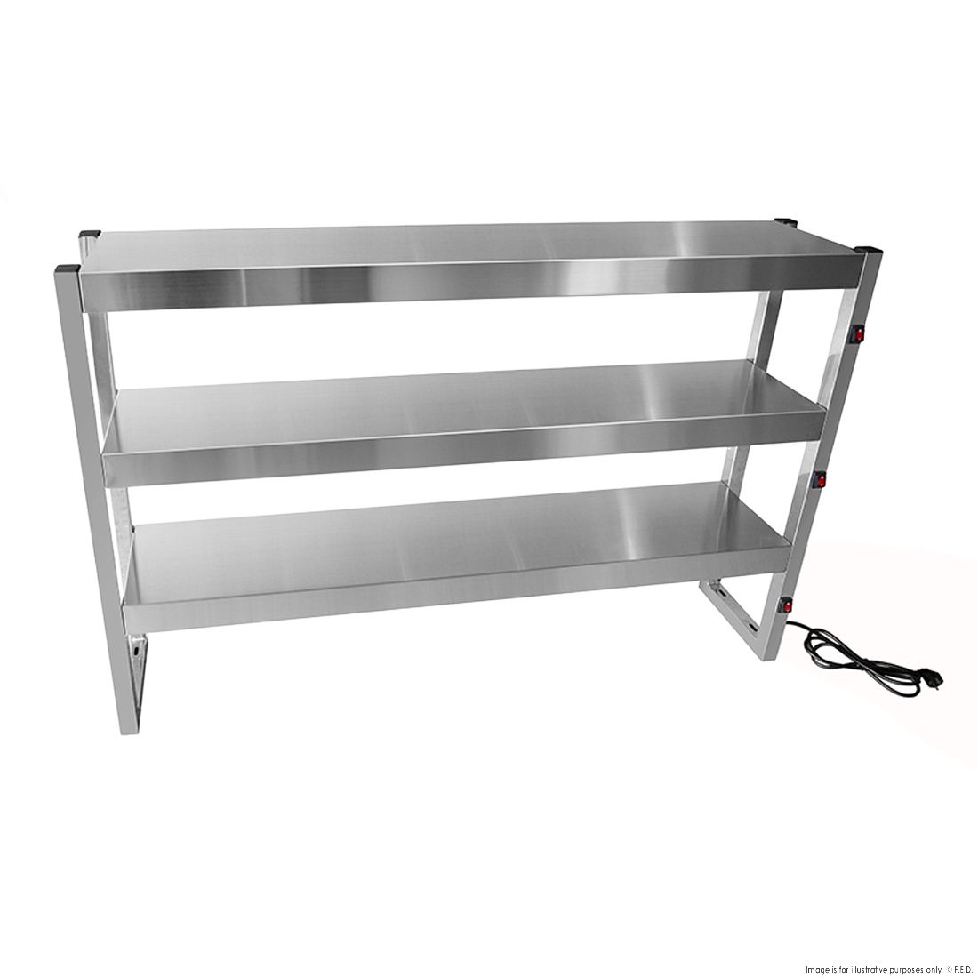 Benchstar Commercial Food Warmer with 12 Lamps - FW12L-153