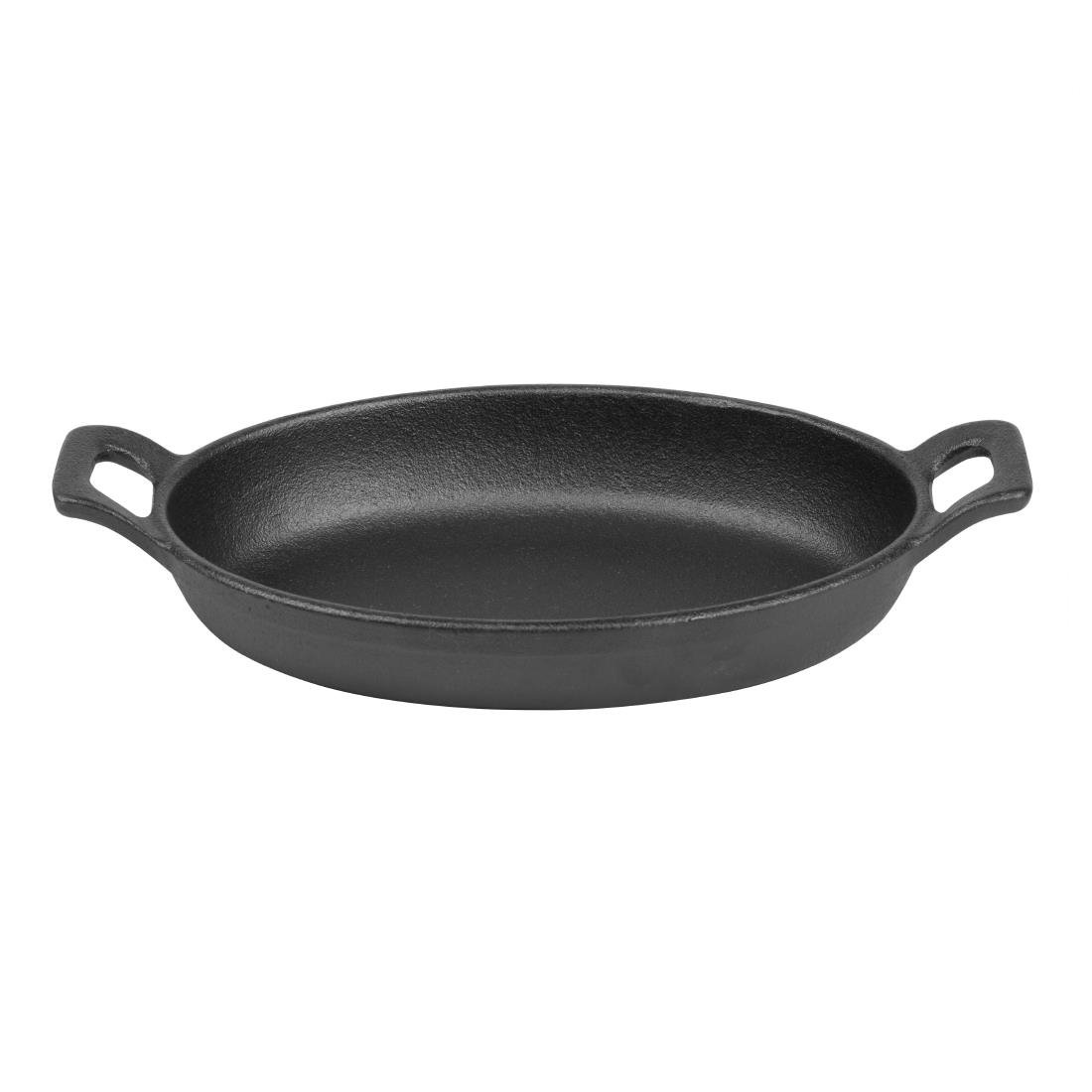 Olympia Cast Iron Oval Eared Dish 180x120mm - FW818