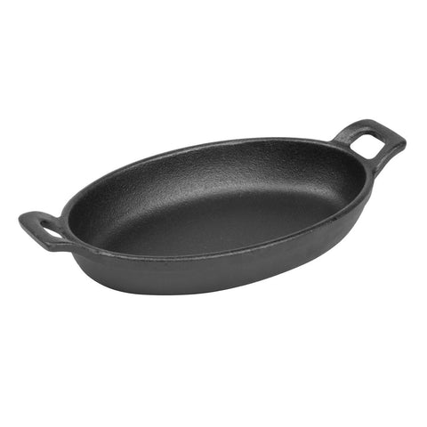 Olympia Cast Iron Oval Eared Dish 180x120mm - FW818