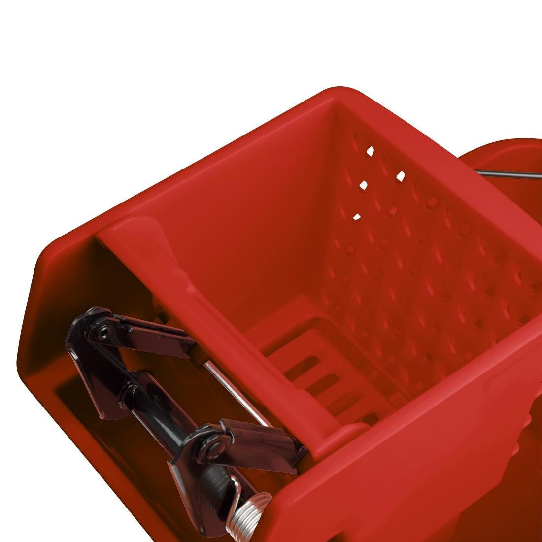 Jantex 30ltr Mop Bucket with Foot Pedal release - Red - FW868
