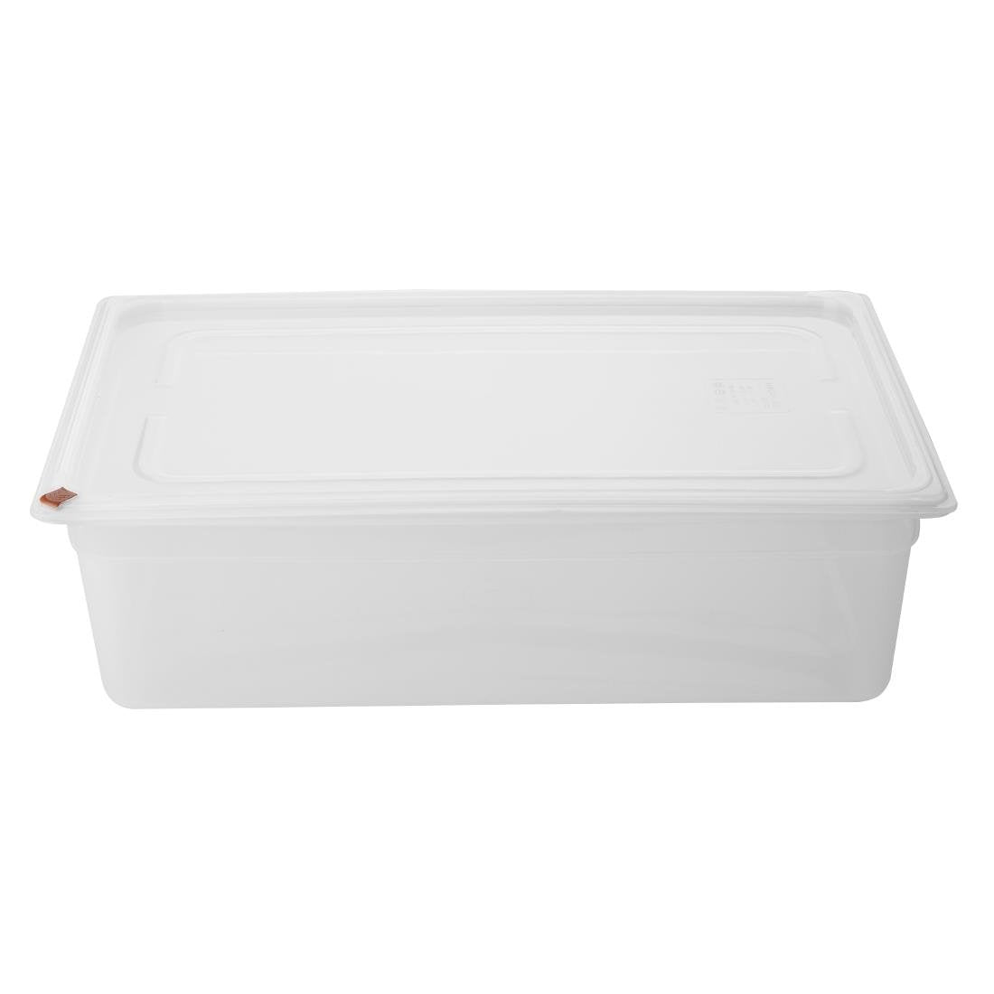 Hygiplas Click PP 1/1 GN Container with Lid & 7 Colour Clips 150mm 19.5Ltr (2 Pack) - FZ087