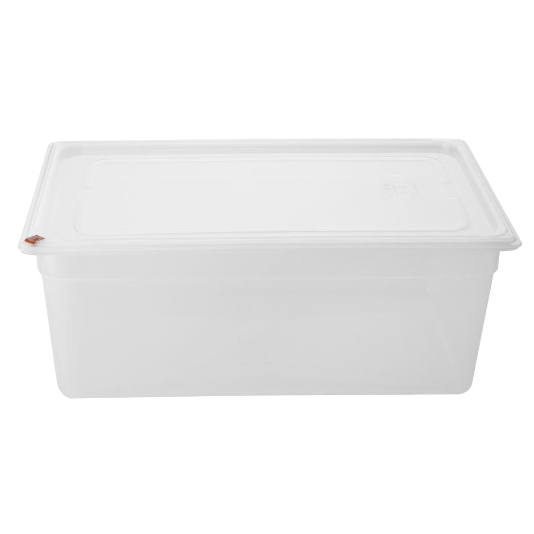 Hygiplas Click PP 1/1 GN Container with Lid & 7 Colour Clips 200mm 25.6Ltr (2 Pack) - FZ088