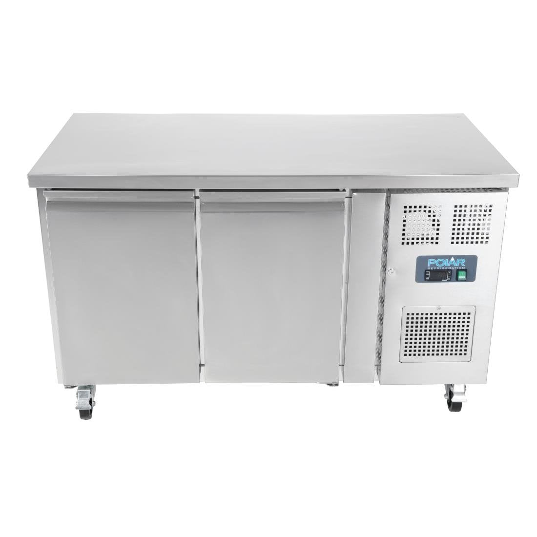 Polar U-Series Double Door Counter Fridge - 282Ltr - UA047-A