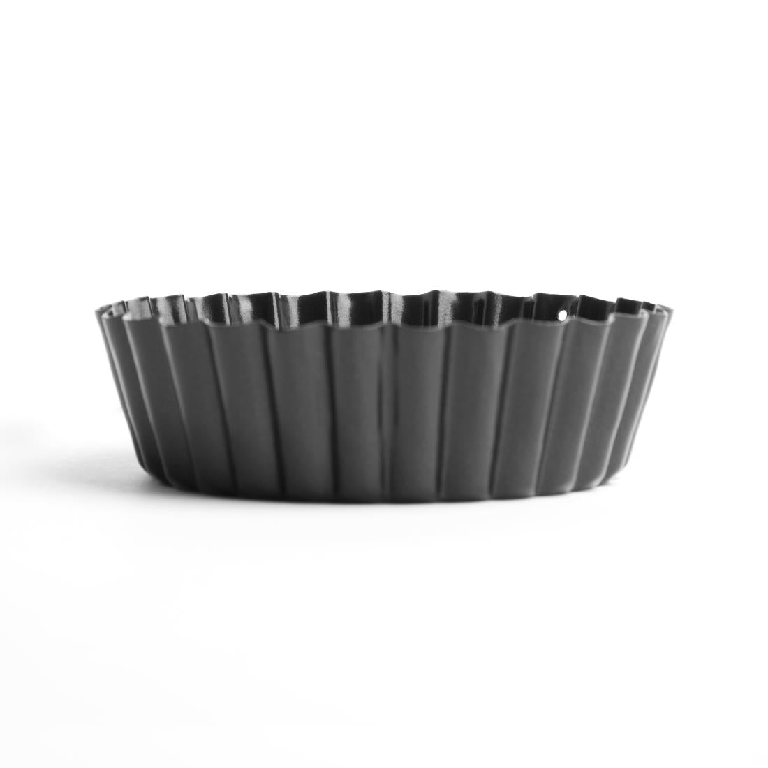 Vogue Non-Stick Deep Fluted Quiche Tin 31 x 100mm - GC988
