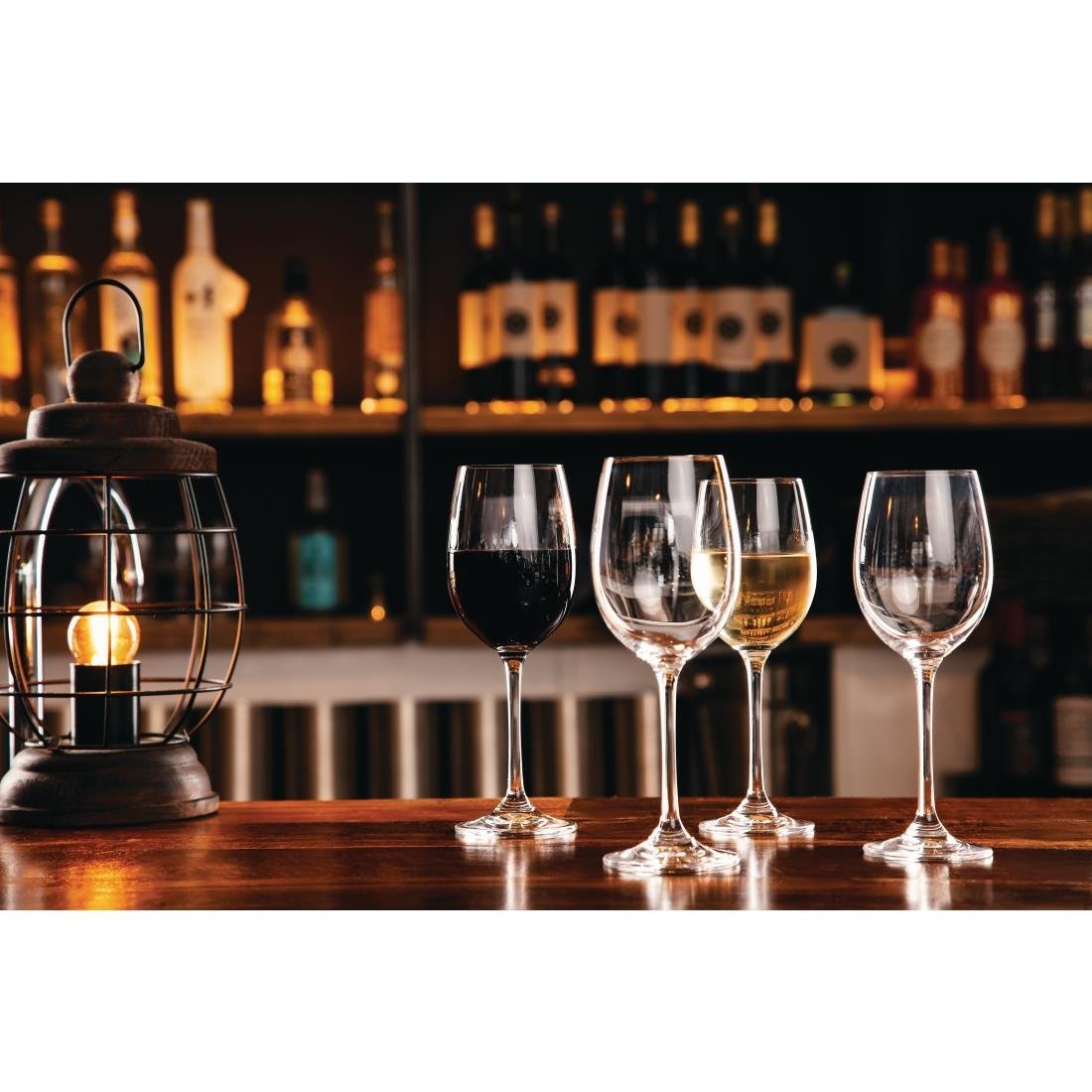 Olympia Modale Crystal Wine Glasses 395ml (6 Pack) - GF727