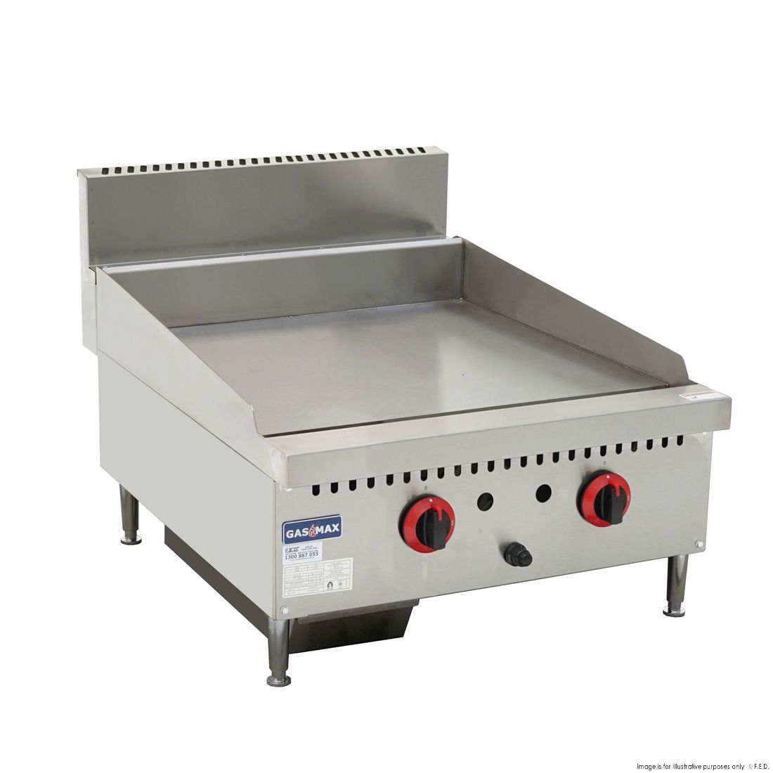 GasMAX Two Burner Ng Griddle Top - GG-24