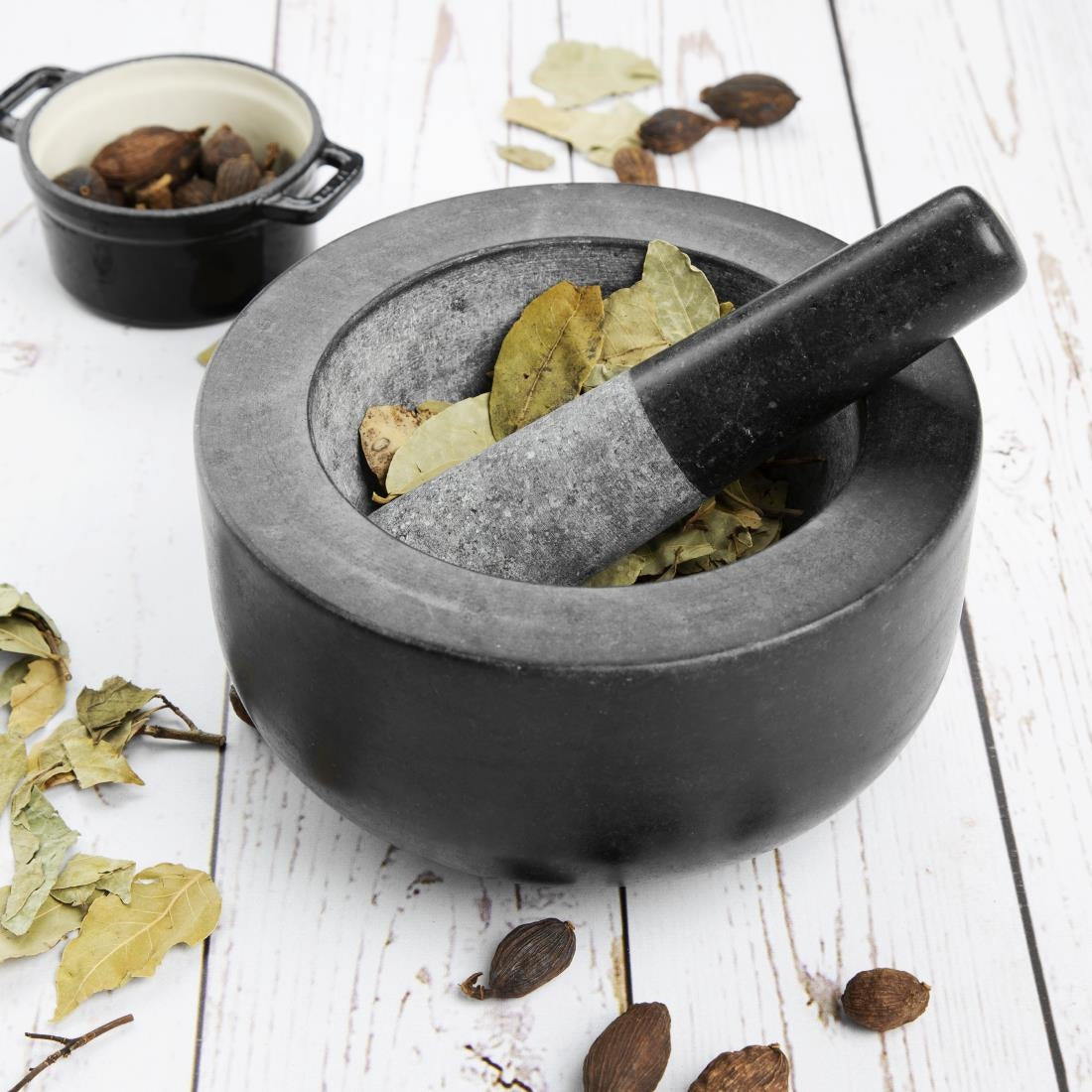 Vogue Granite Pestle and Mortar 203mm - GG016